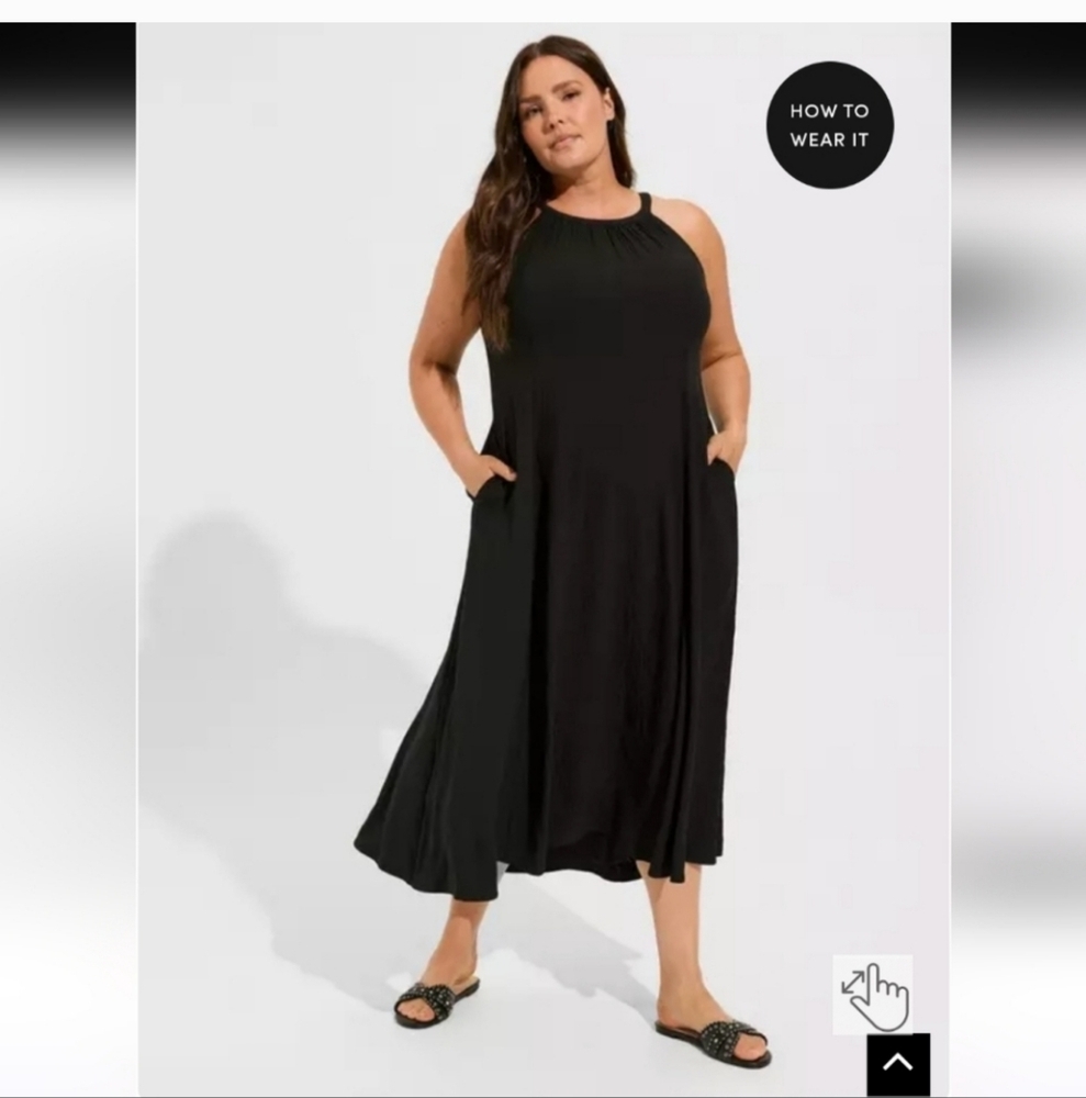 Torrid Black Maxi Dress